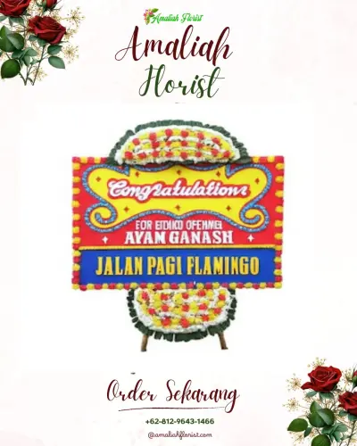 Bunga Papan Congratulation di Plosokerep